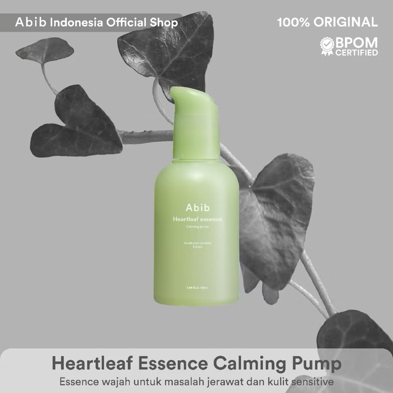 [Preloved] ABIB Heartleaf Essence Calming Pump 50ml