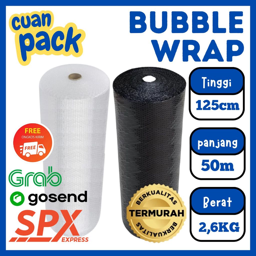 

HJK Bubble Wrap Murah Berkualitas 2.6 KG