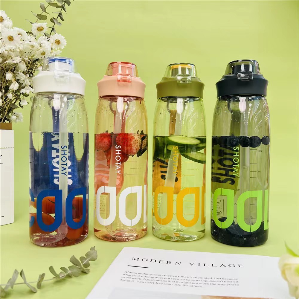 BZ-102 Shotay Botol minum air jumbo1 Liter/Botol air minum Sport kapasitas besar 1000ML