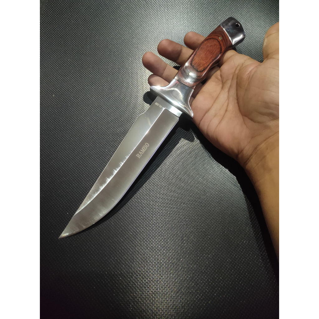 Pisau Survival Rambo G09 Camping Hiking