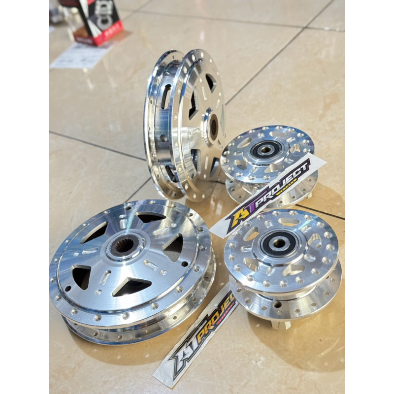 TROMOL SET DEPAN BELAKANG  MIO SPORTY,MIO SMILE,MIO SOUL,NOUVO,FINO KARBU SUPER SLIM POLOS COAK GLOW