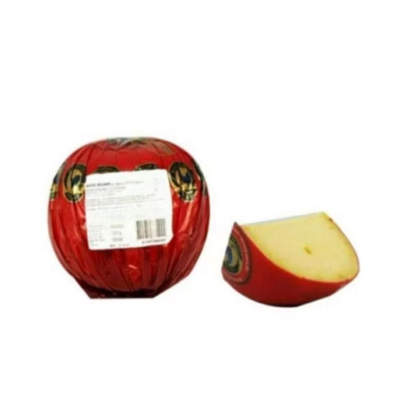 

KEJU EDAM BOLA AYAM EMAS REPACK 250 GR / EDAM CHEESE COCK BRAND REPACK 250 GR