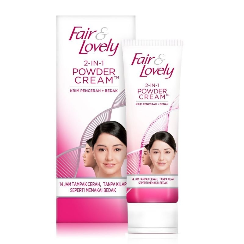 Fair & Lovely Powder Cream 20gr & 40gr krim pencerah + bedak