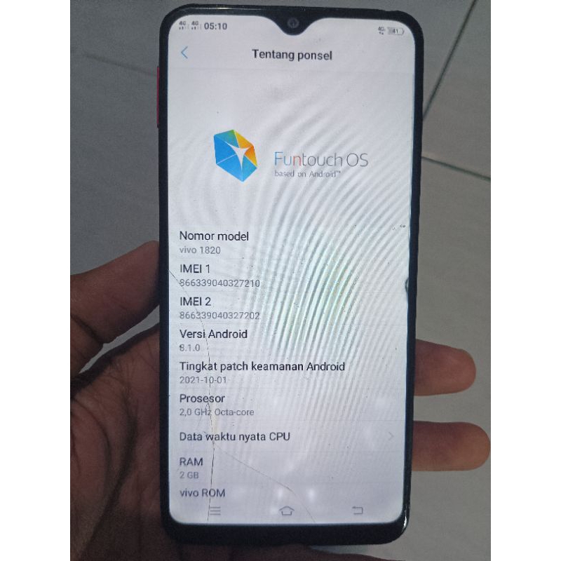 mesin vivo y91c 2/32 + unit