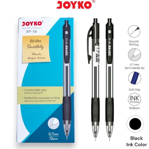 

PULPEN / PEN JOYKO BP 56 NEEDLE TIP JARUM 0.7mm HARGA PER BATANG