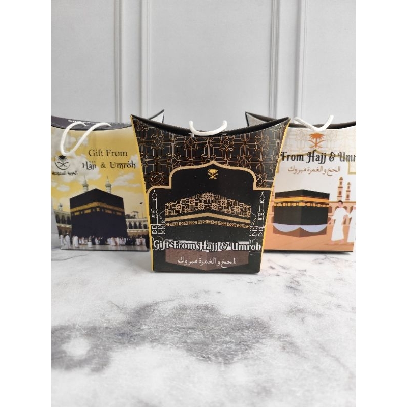 

RB Dus Box Kotak Kosong Unik Oleh Oleh Haji Dan Umroh Isi 50 Pcs