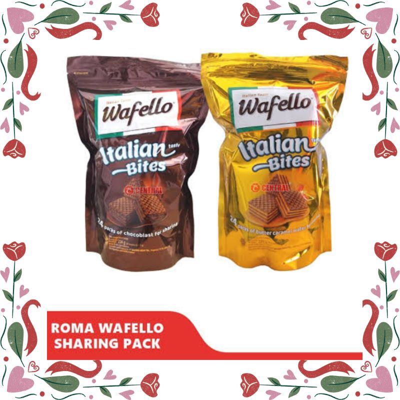 

Wafello Butter Caramel & Choco Blast Pouch Besar 234GR