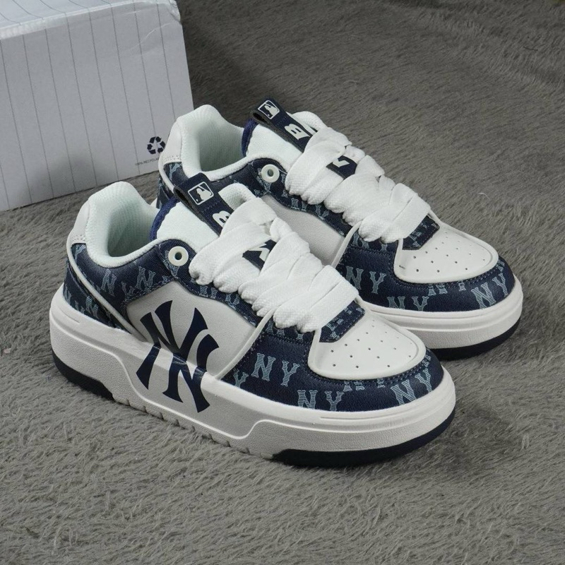 Sepatu MLB Classic Denim Monogram New York Yankees Authentic