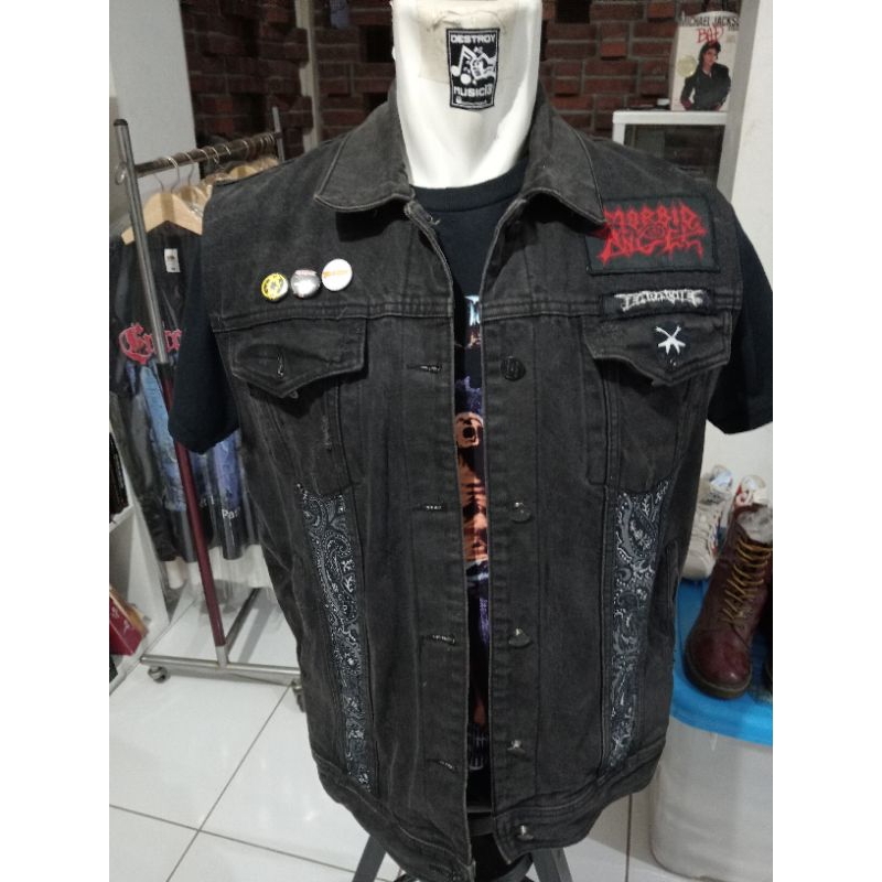 Vest Denim Heavy Metal