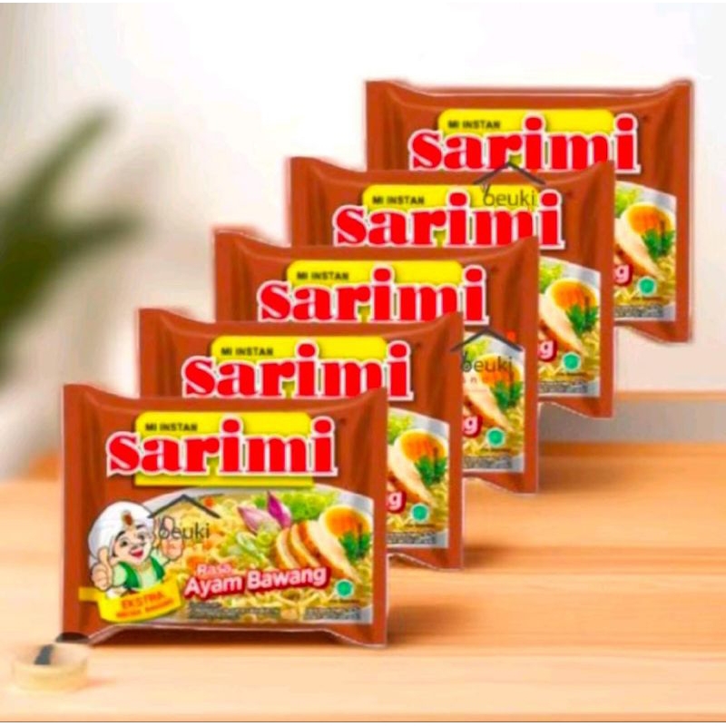 

(COD) Beli 5 Lebih Hemat Indomie Instan Sarimi Rasa Ayam Bawang 5 pcs