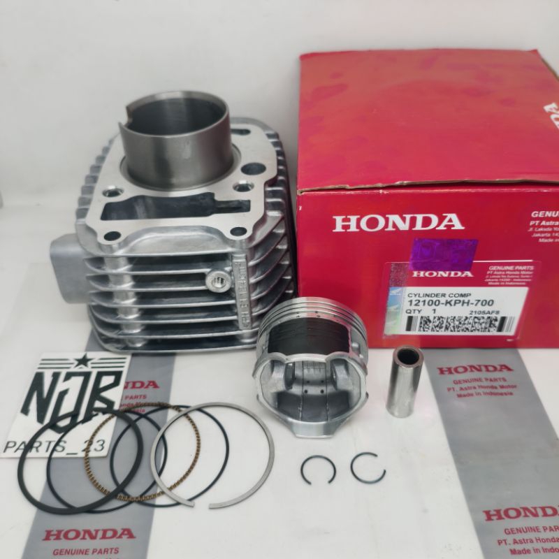 BLOK SEHER ASSY KPH CYLINDER HEAD HONDA KARISMA SUPRA X 125 LAMA KIRANA ORI