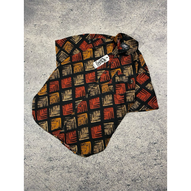 Kemeja Hawai Jumbo XXL dan XXXL | Kemeja Rayoon Pria | Kemeja Pantai - Kemeja Amarilo Pria Pendek