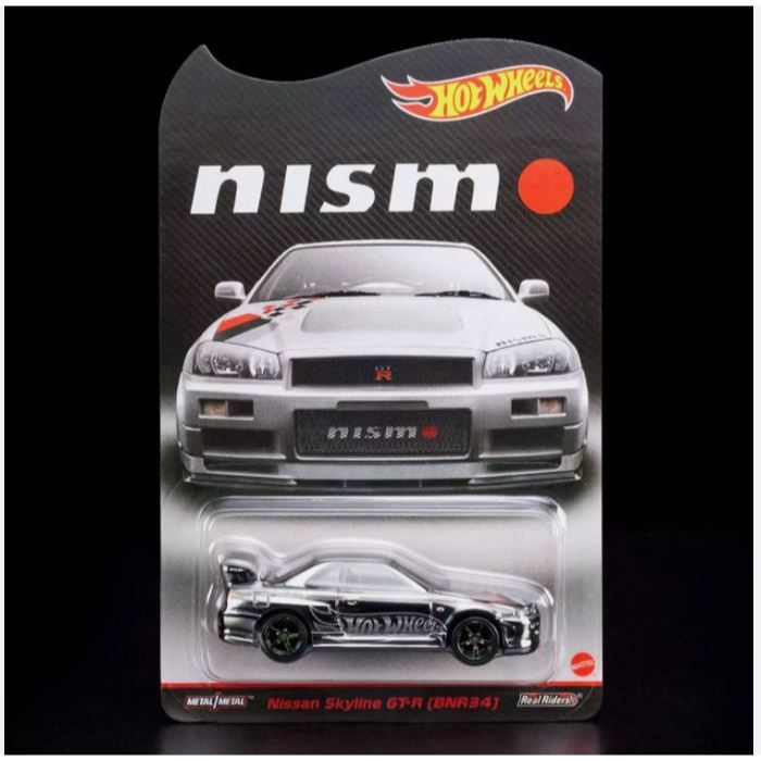 Hotwheels RLC 2022 Nissan Skyline GTR R34 (BNR34) Nismo Silver SIGNED limited