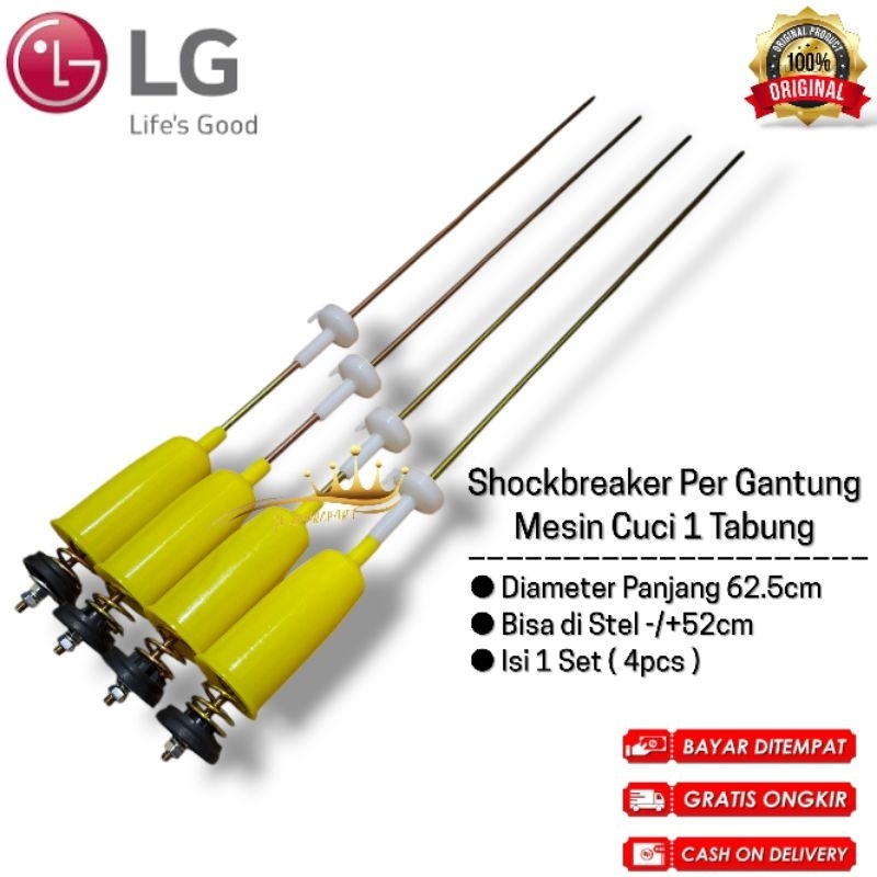 Set 4pcs LG Shockbreaker Suspensi Per Gantung Mesin Cuci 1 Tabung