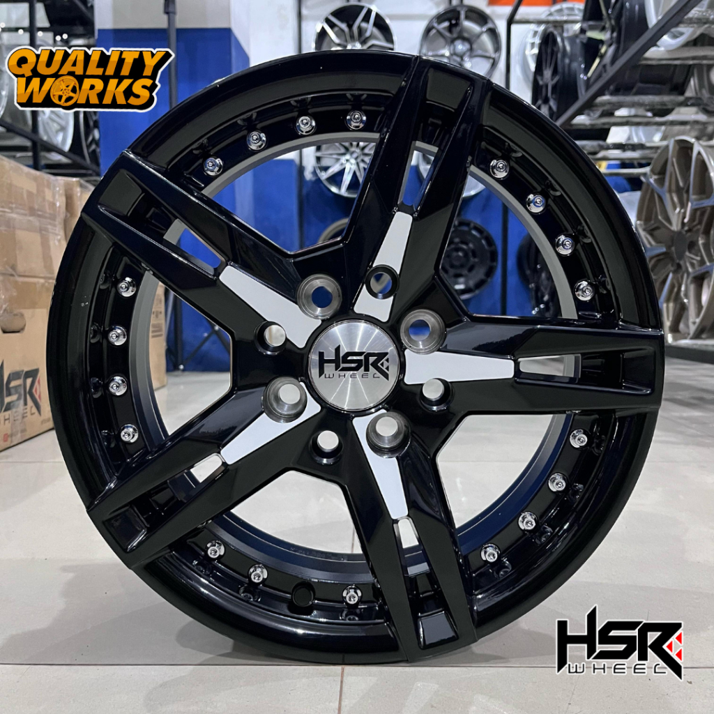 Pelek Hsr R14 Brio Velg Racing Mobil R14 Baut Roda 4 Hsr Wheel Keunikai