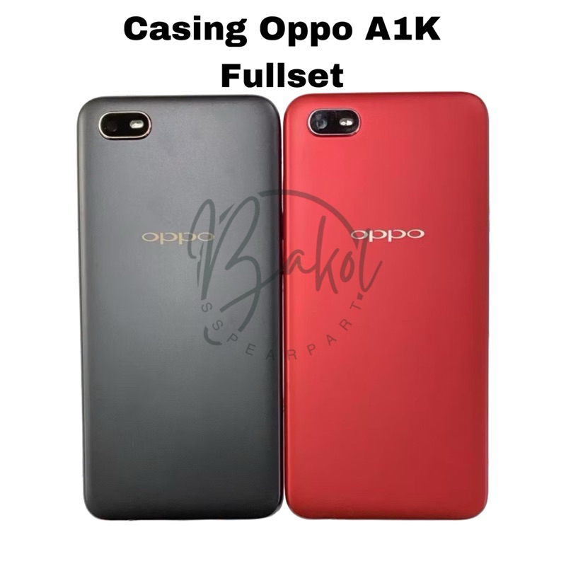 Backdoor / Tutup Belakang / Casing Oppo A1k Fullset