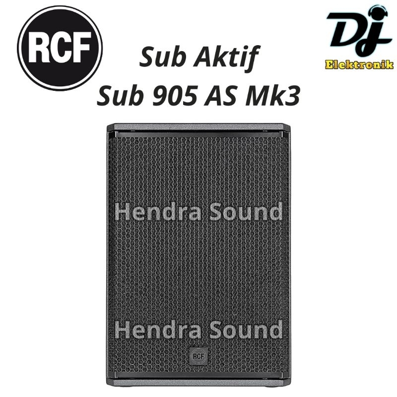 RCF ● SUB 905 AS II / SUB905 AS II - Speaker Subwoofer Aktif 15 inch (ORI ITALY)