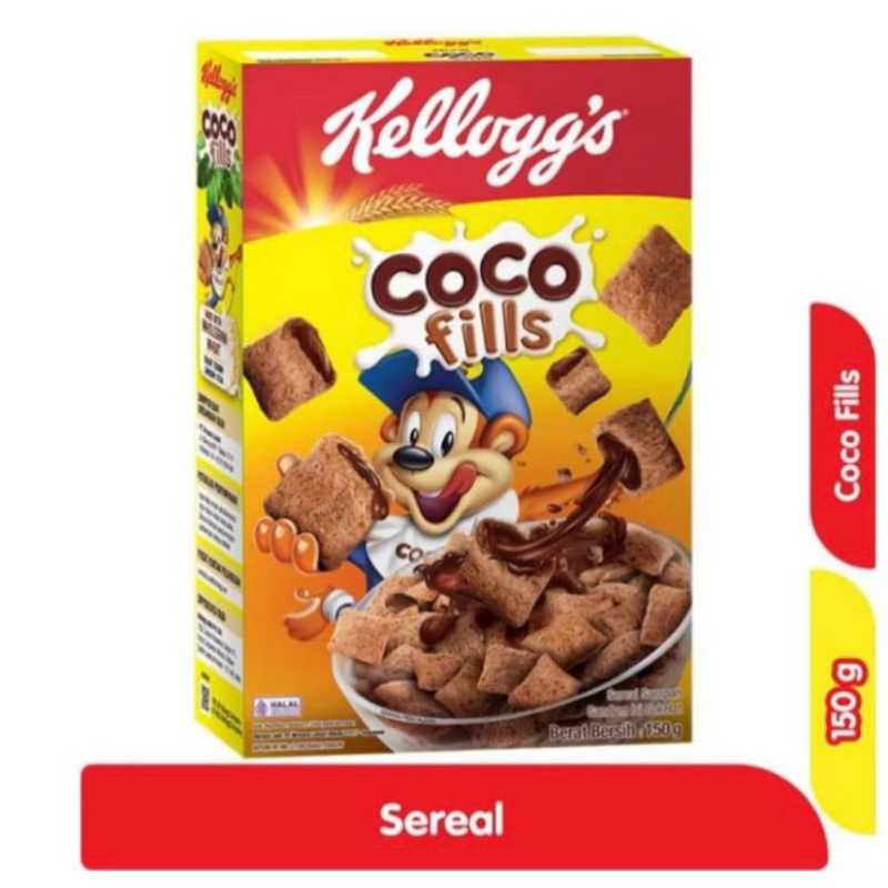 

KELLOGG'S Coco Fill Sereal Gandum isi Cokelat 150gr