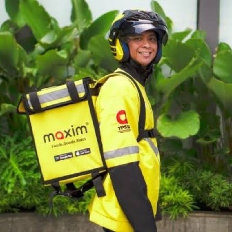 Promo Maxim - Paket atribut jaket lengkap Maxim Driver Prioritas Indonesia