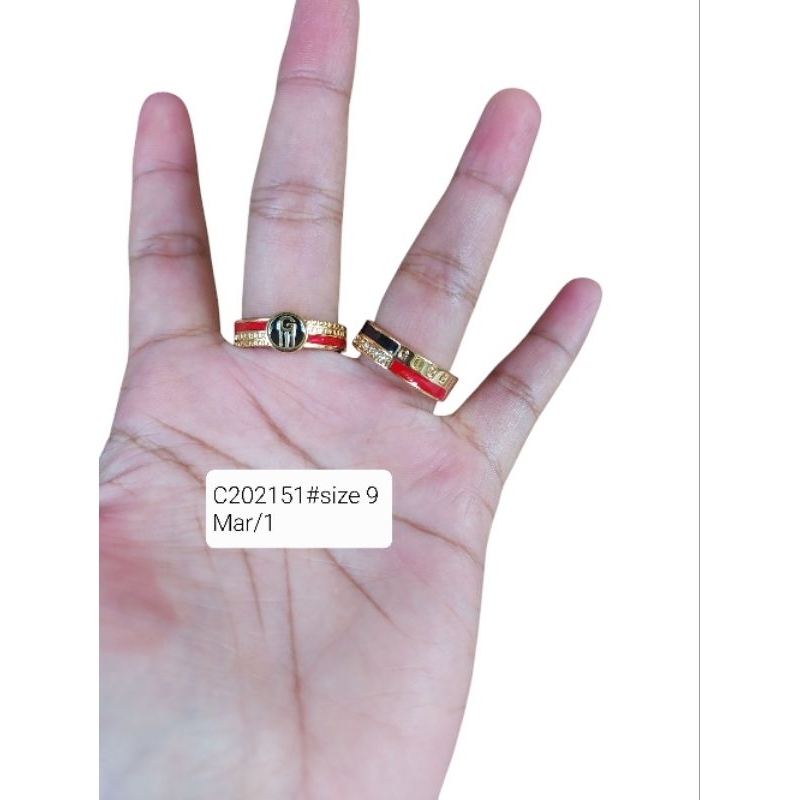 Cincin lapis emas dubai warna big size jumbo besar