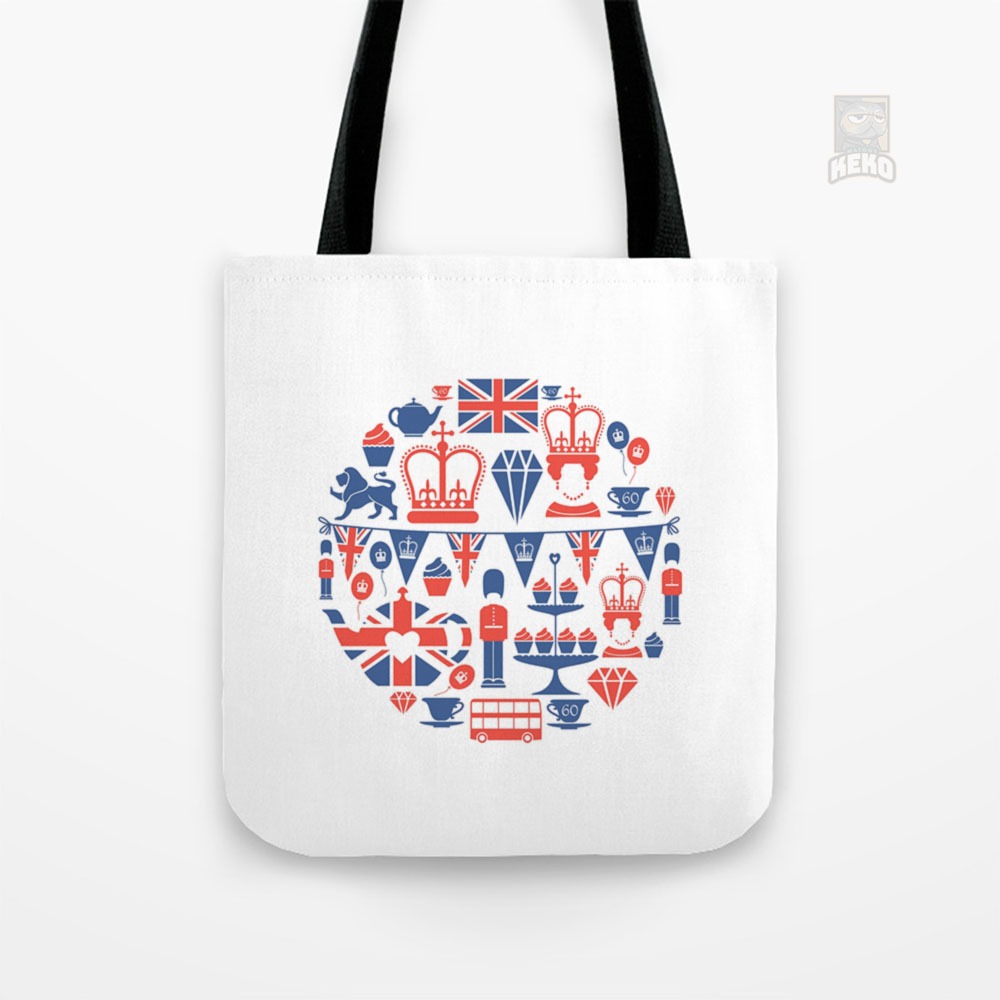 Tote Bag Kanvas British Jubilee