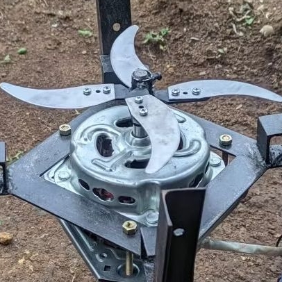 dinamo dan pisau chopper 70 watt buat pakan ternak