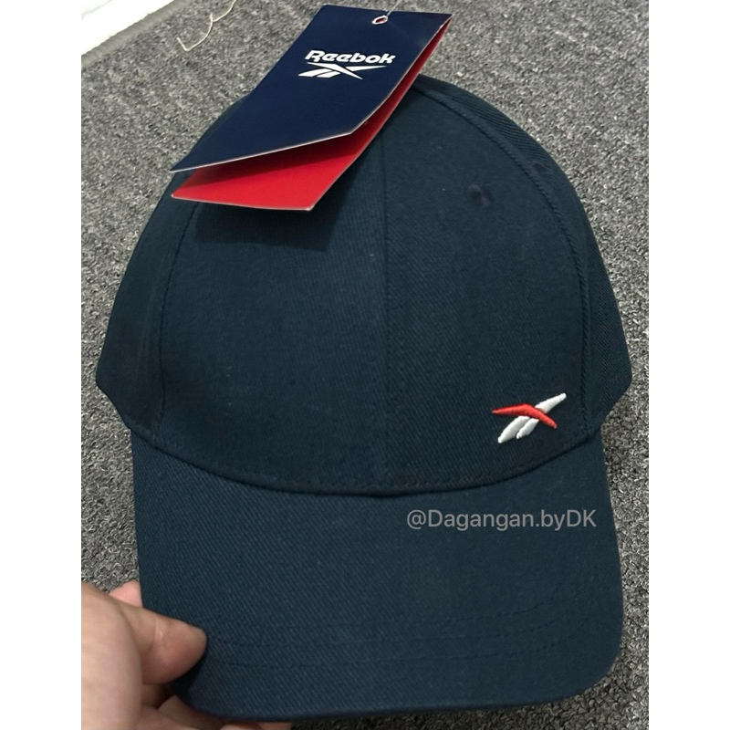 Topi Reebok Cap Running Original 100% Dark Navy Blue