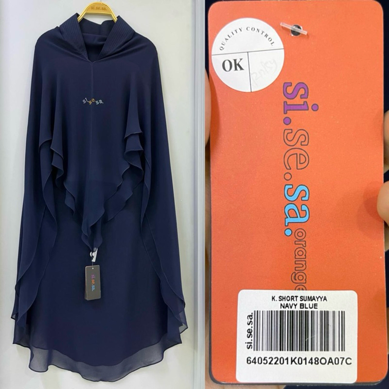 sisesa Khimar short sumaya navy