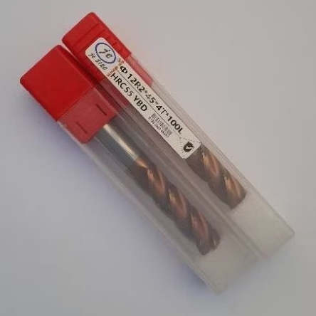 Endmill 12 r1 r2 Endmill 12 radius 1.0 2.0 Endmill 12 corner radius 1.0 2.0 endmill radius