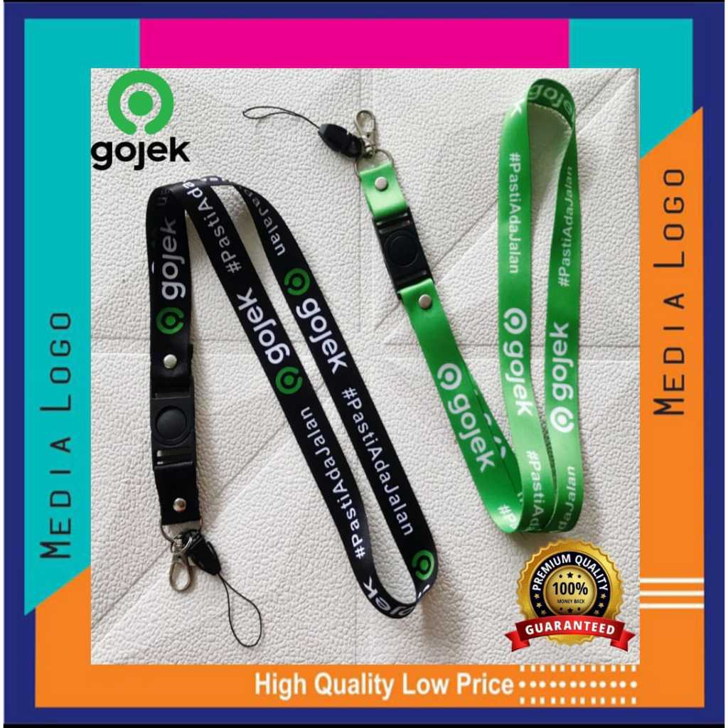 

Go-JEk Lanyard/Tali Gantungan ID Card Free Strap Gantungan Hp/Flashdisk