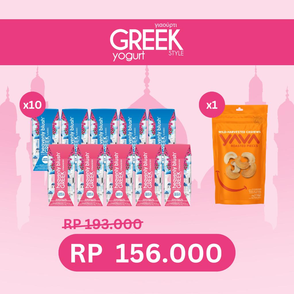 

YAVA x Heavenly Blush Greek Yogurt Drink Collaborations - Bersama Dalam Kebaikan