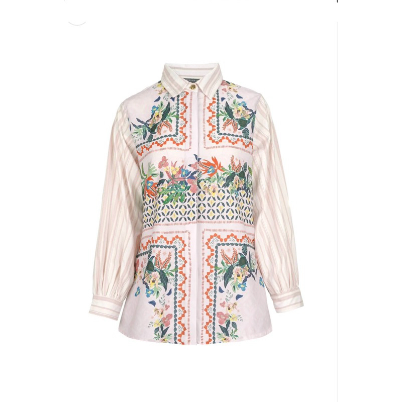 Benang Jarum - Reverie Striped Shirt - Rosewater