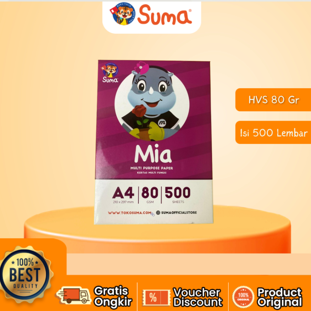 

Suma Kertas Print HVS A4 80 GSM