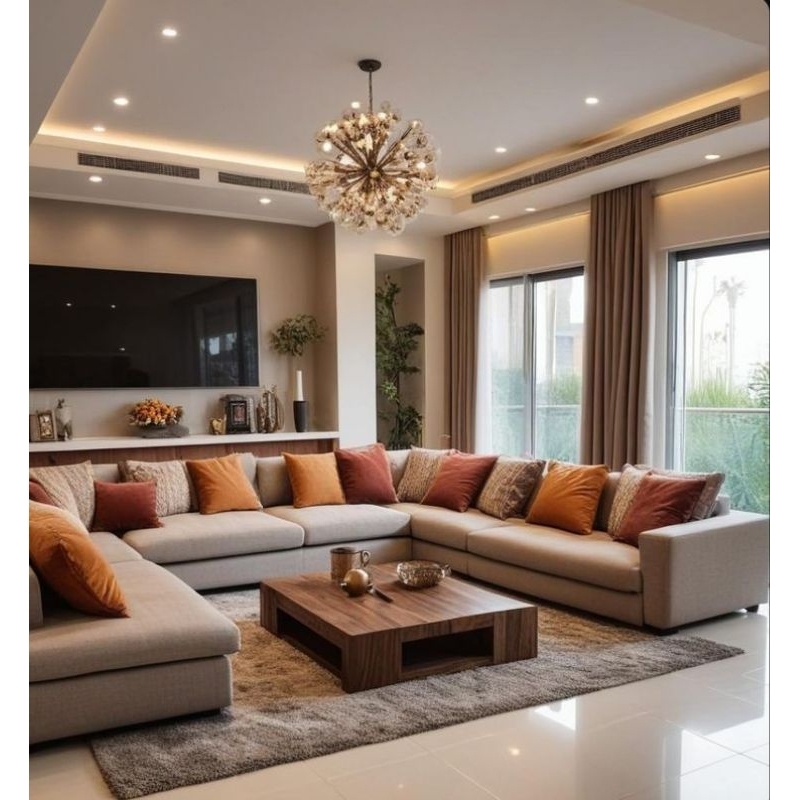 sofa minimalis ruang tamu berkelas  super jumbo