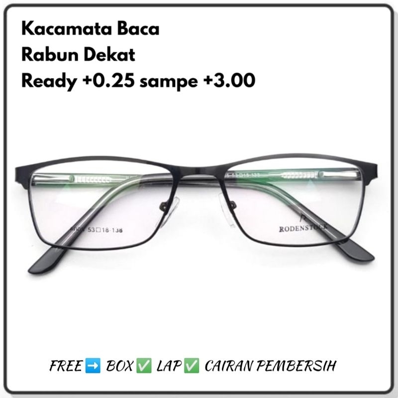 Kacamata Baca Lensa Bahan Kaca