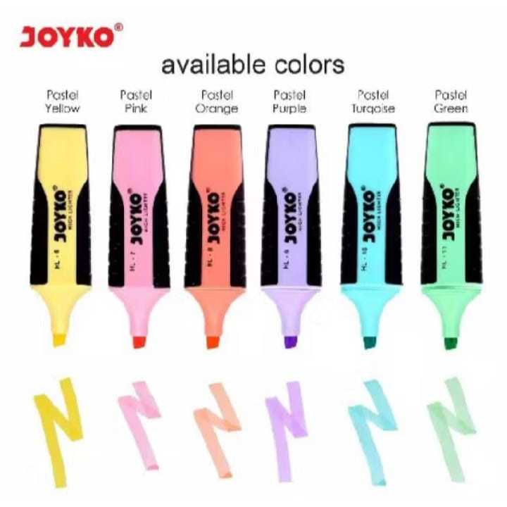 

Highlighter / Penanda Joyko HL-6 ~ 11 Pastel Color