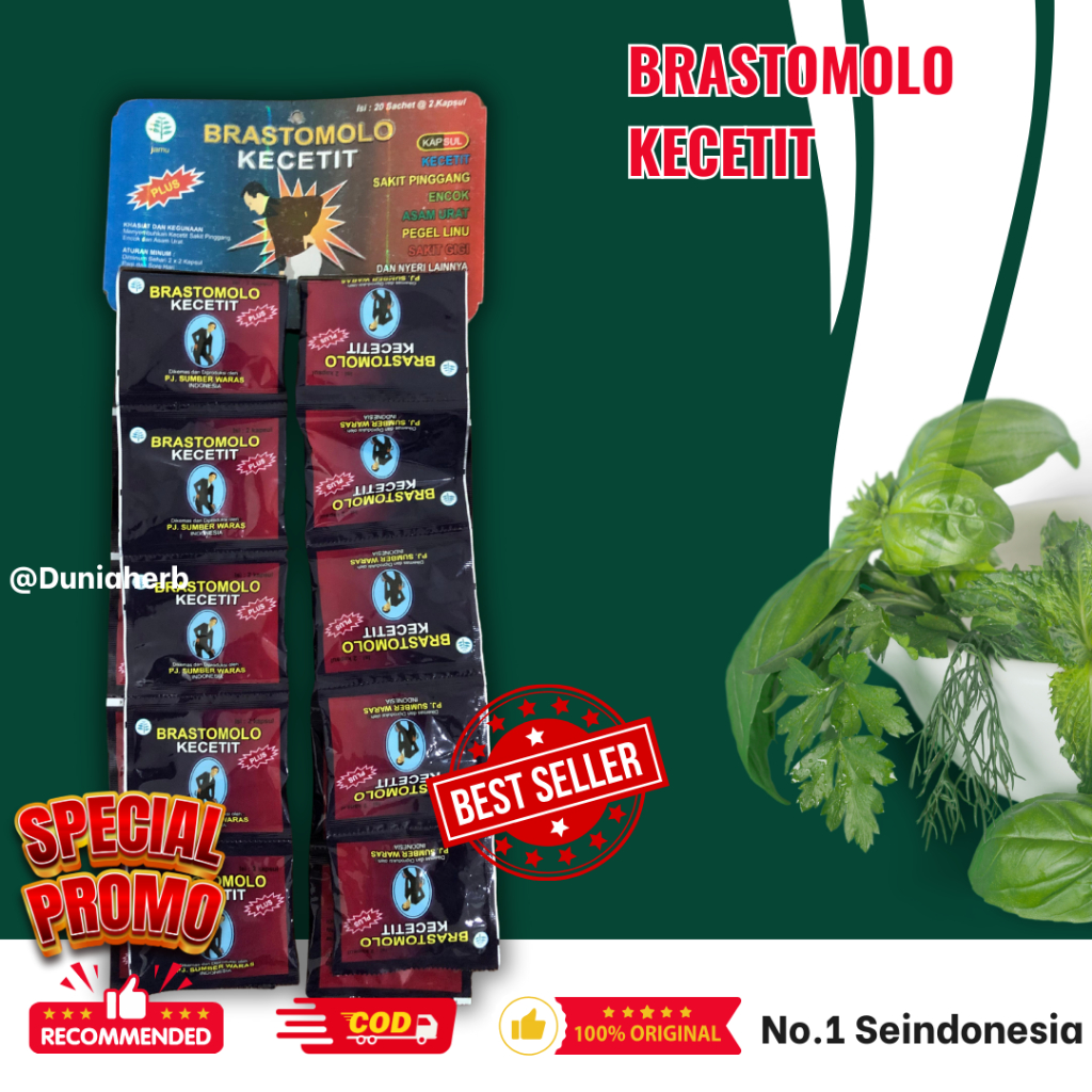 

Brastomolo Kecetit Kapsul Original Renceng 20 Sachet