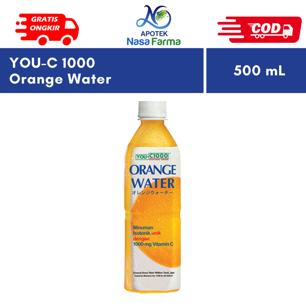 

You C 1000 Isotonik Orange Water @500 Ml - Minuman Vitamin C / Minuman Isotonik Water