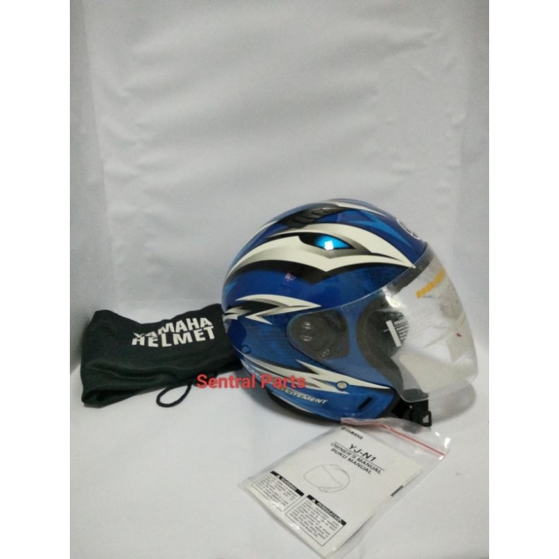 Helm Yamaha Blue color XL