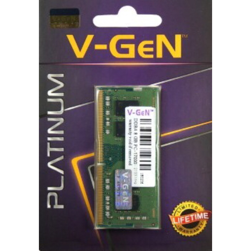 DDR4 8GB 17000/2133Mhz V-GeN SODIMM PLATINUM