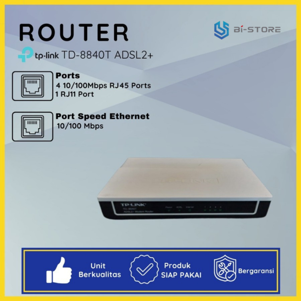 ADSL Modem Router Tp-Link TD-8840T