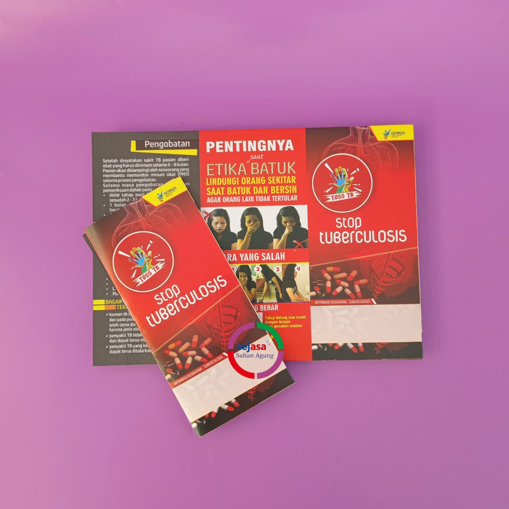 

Leaflet Stop Tuberculosis | TBC | Gangguan Paru-Paru | Brosur / Leaflet