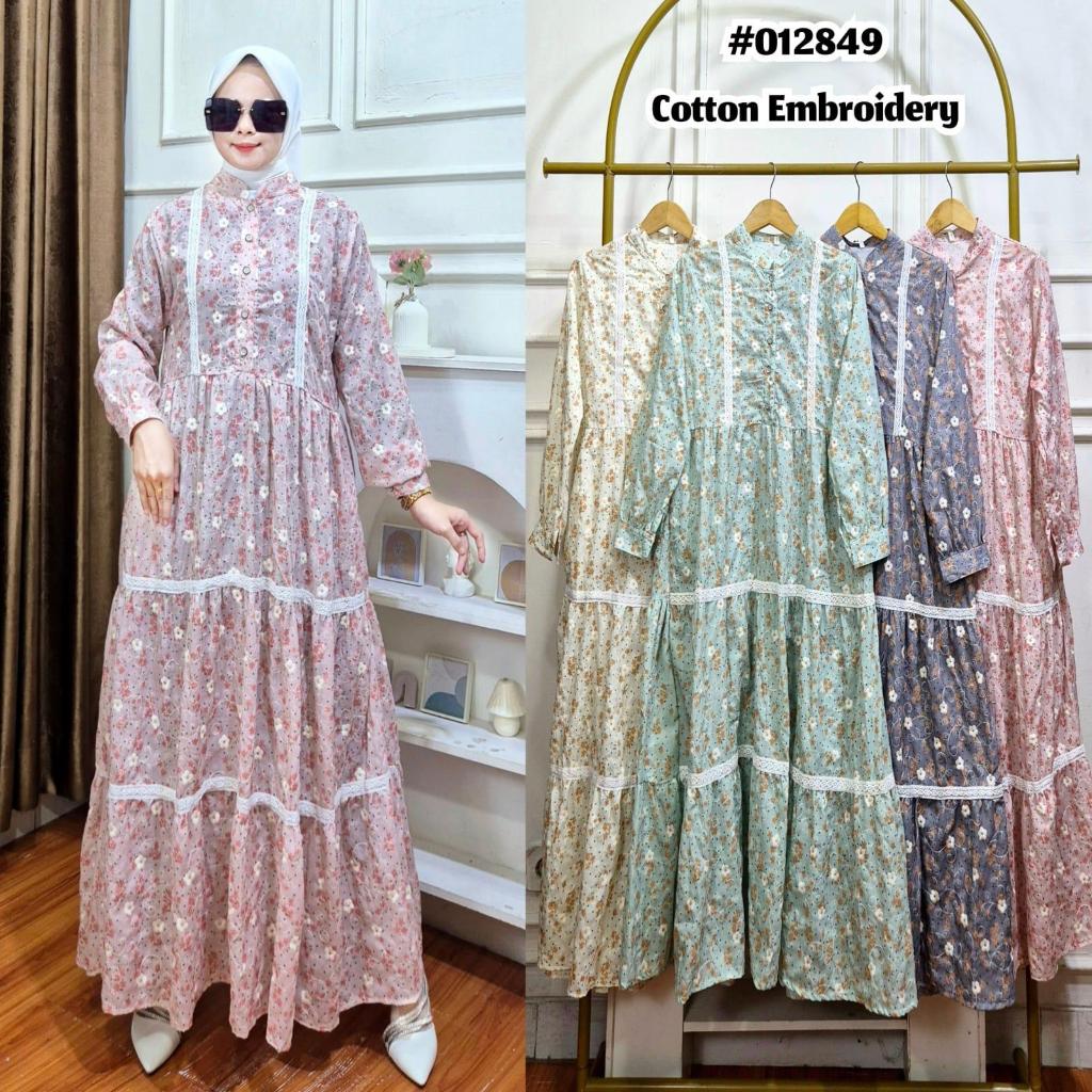 GAMIS ANNABELLE | MIDI DRESS COTTON EMBODERY MISS 21