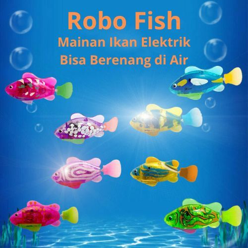 Mainan Anak Ikan Elektrik Bisa Berenang di Air
