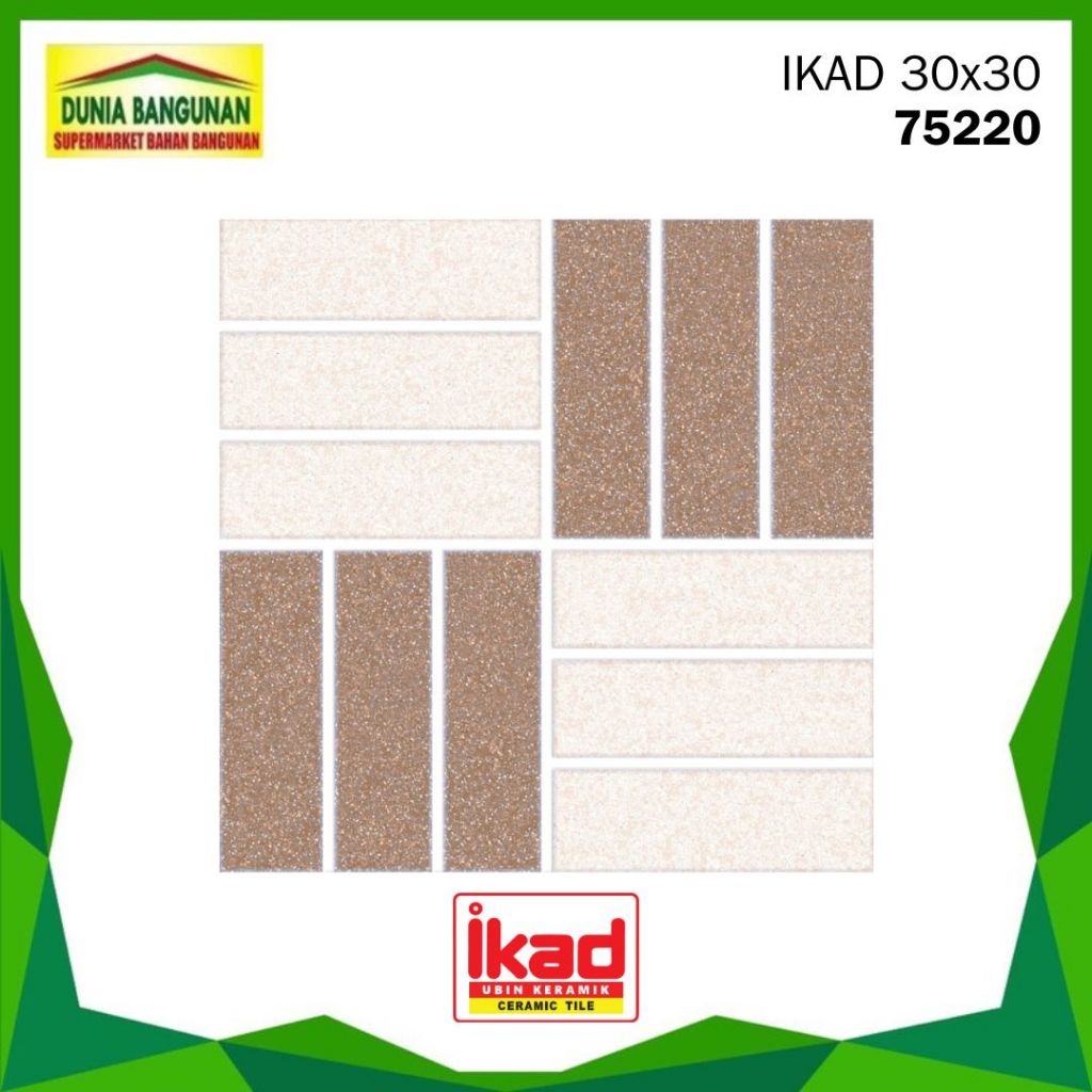 Keramik 30x30 Lantai Kamar Mandi IKAD 75220 KW1 KW1 / Keramik Lantai Abu Kasar / Keramik Kamar Mandi