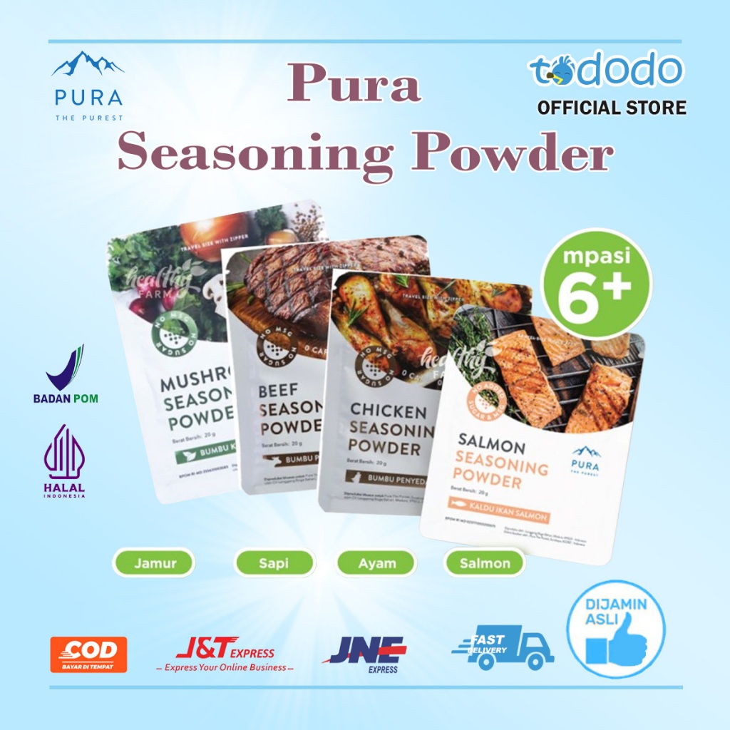 

Penyedap Rasa Pura The Purest Bumbu Bubuk Bumbu Kaldu Garam Laut