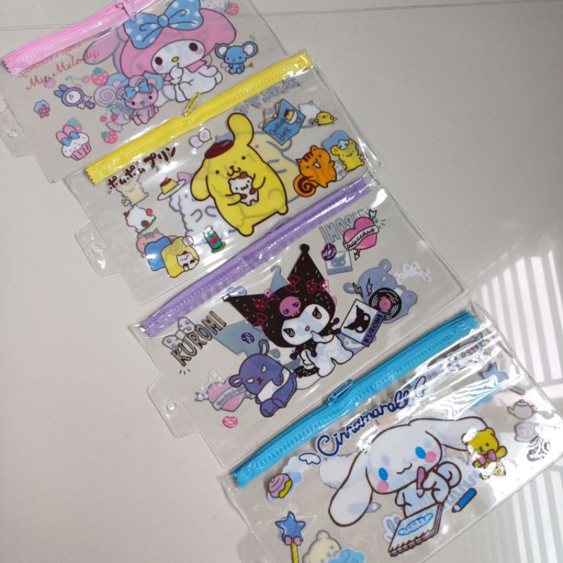 

Tempat pensil pouch PVC 4027B7 cinnamoroll kuromi my melody pompompurin