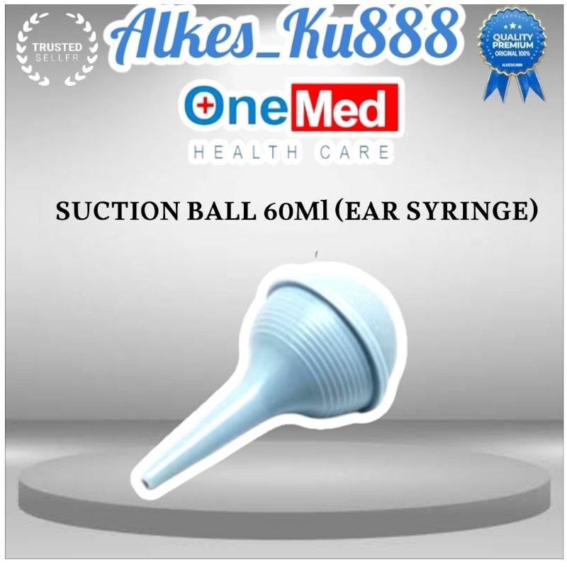 EAR SYRINGE SUCTION BALL 60ML ONEMED