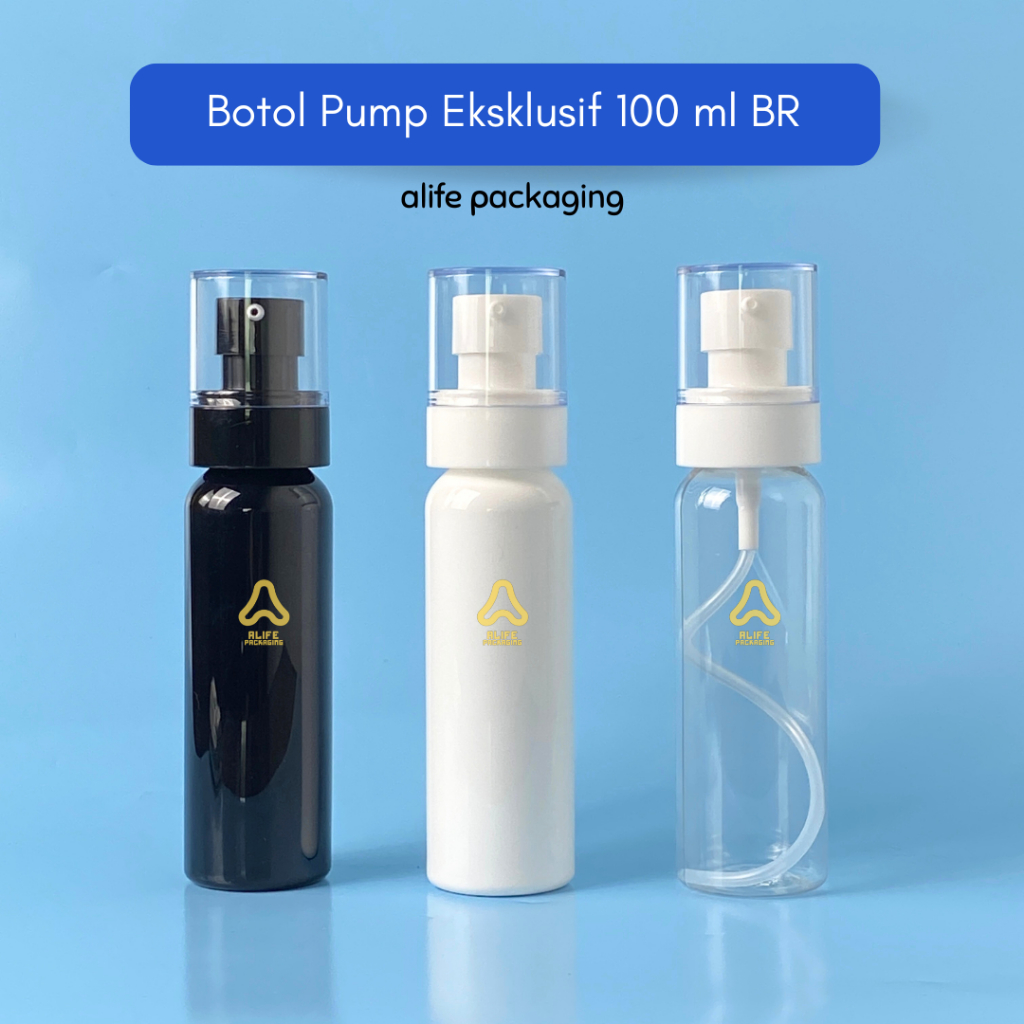 Botol Pump 100 ml Eksklusif | Botol Pump 100 ml | Botol BR 100 ml Pump