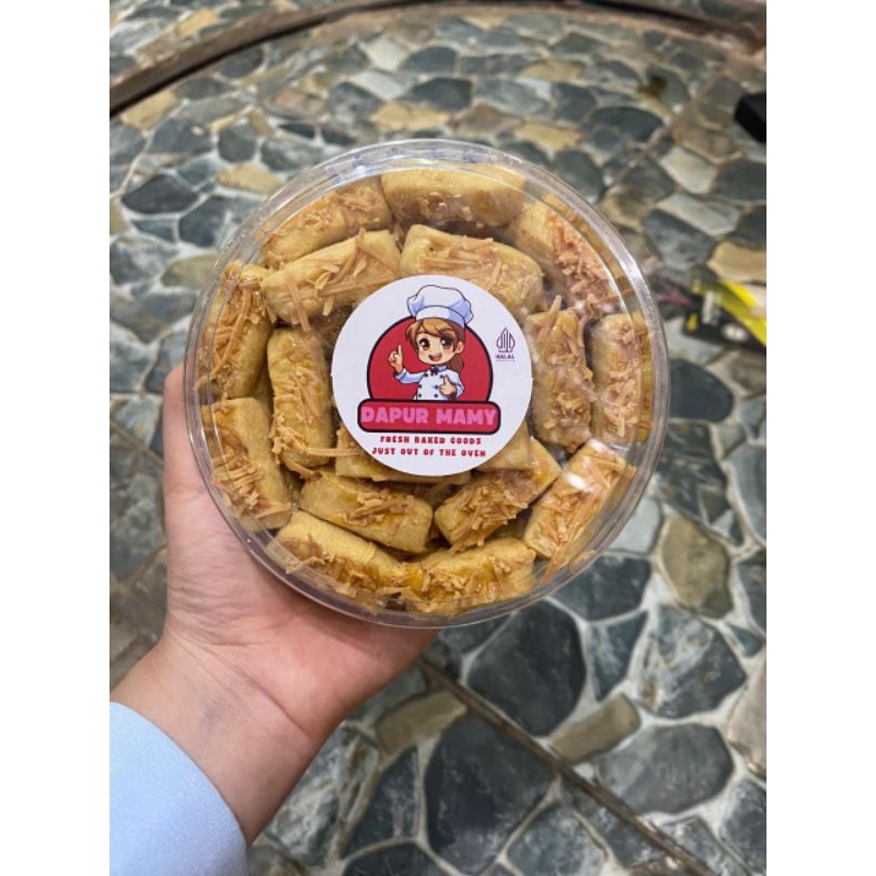 

Kastengel Keju Dapur Mamy ukuran toples 250gr